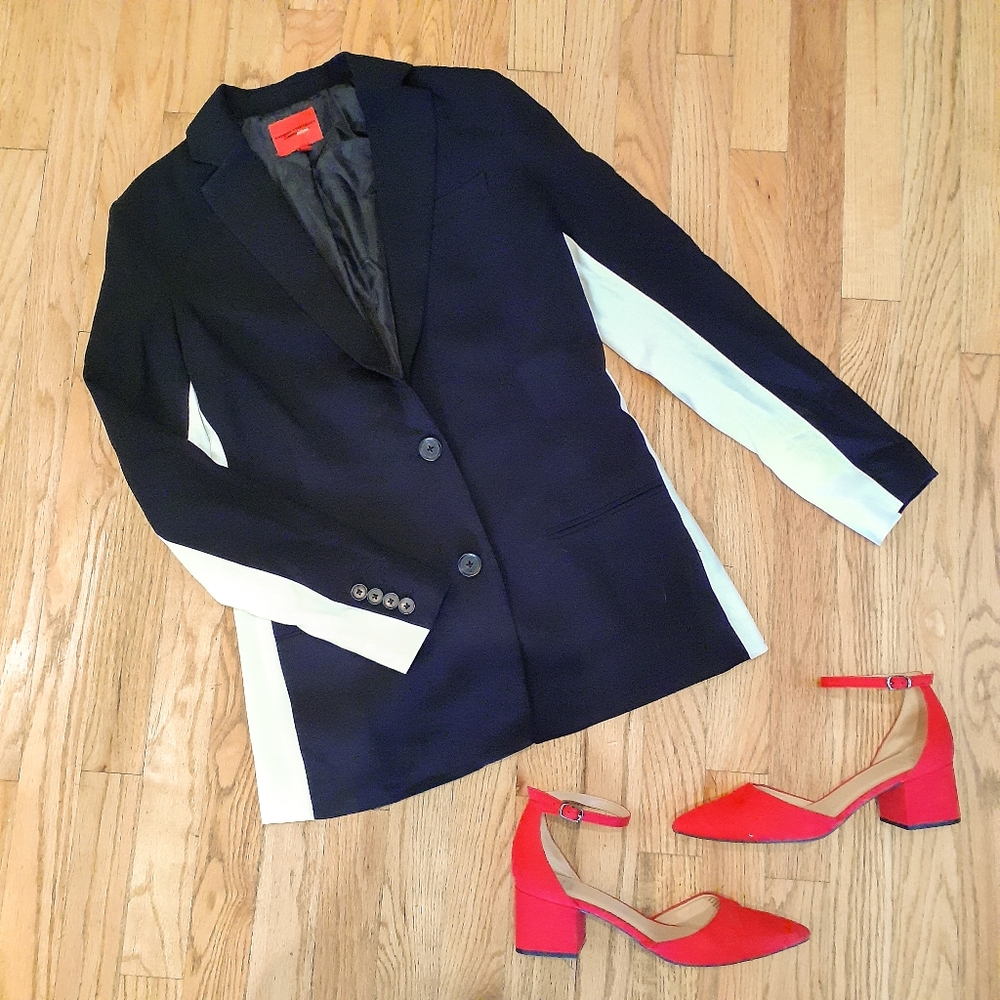 EUC Narciso Rodriguez Blazer Color Block Size 2